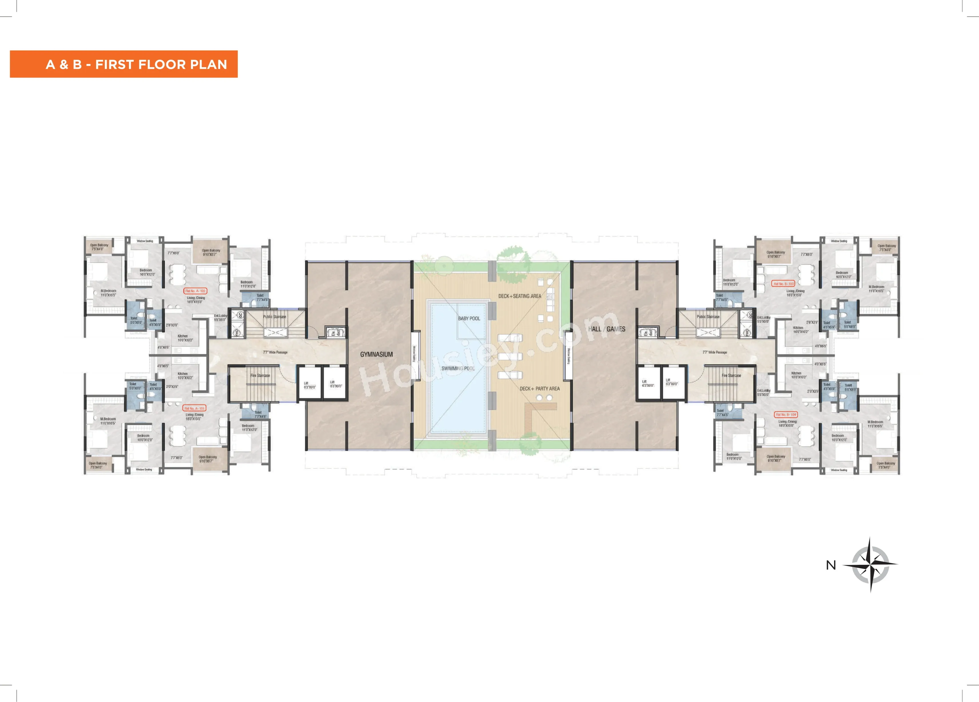 Rohit 108 Avyana Floor plan 1